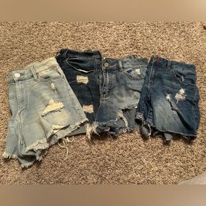 Bundle of women’s denim shorts